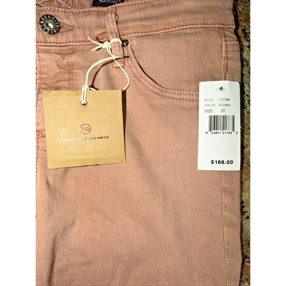 AG The Legging Ankle Pink Super Skinny Jeans Size 27R NWT - Picture 2 of 10
